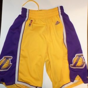 Los Angeles Lakers Basketball Jersey Shorts